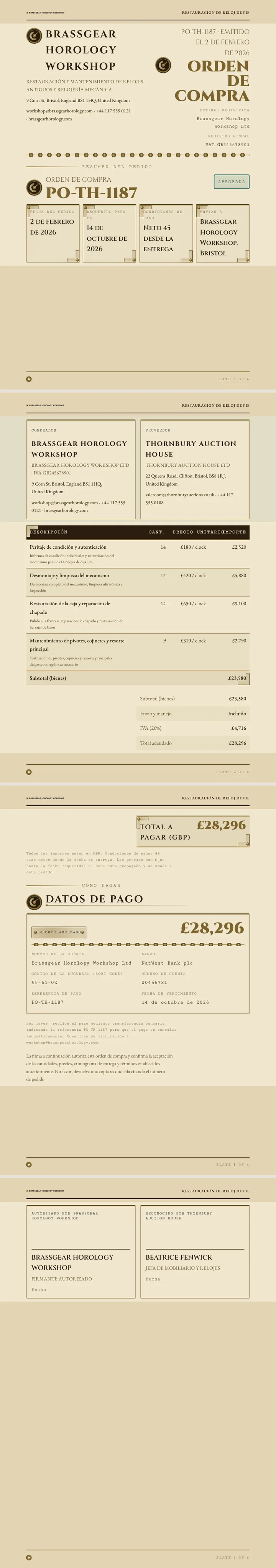 Steampunk — ejemplo completo generado por Waxe