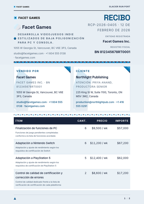 A finished receipt rendered in a 3d look