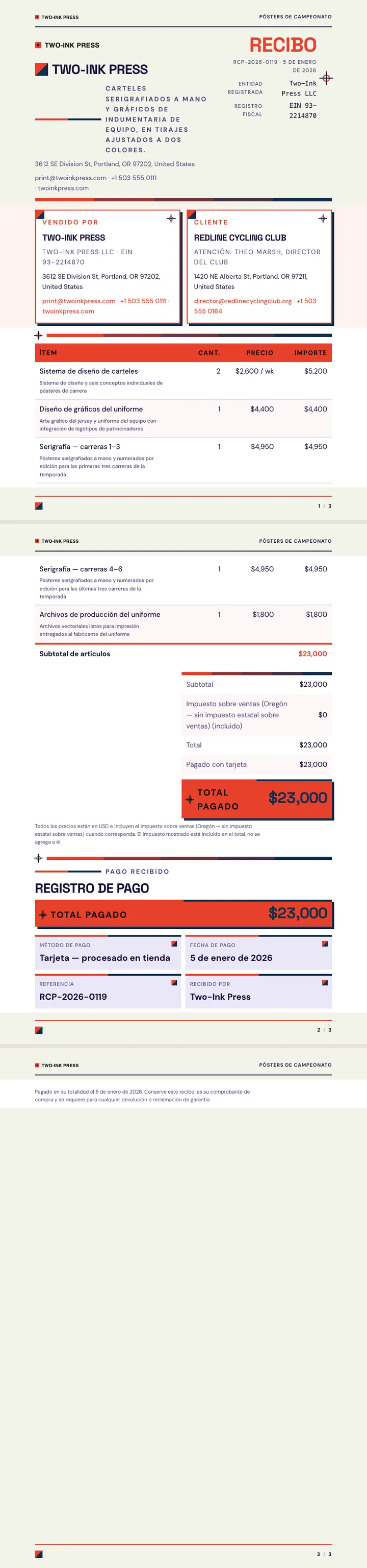 Dúotono — ejemplo completo generado por Waxe