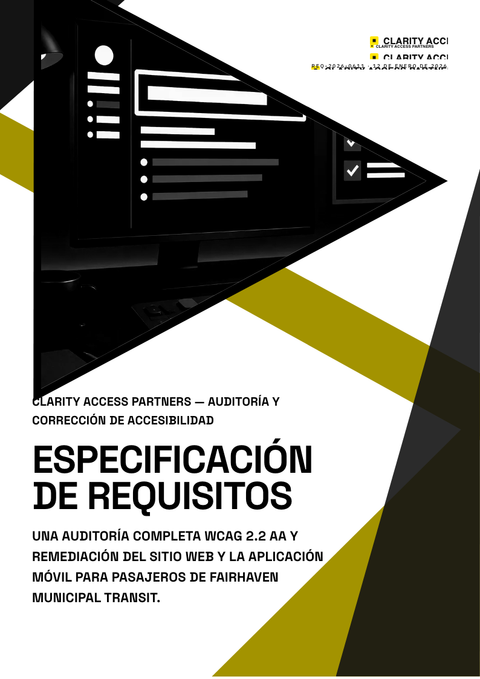 A finished requirements document rendered in a color look