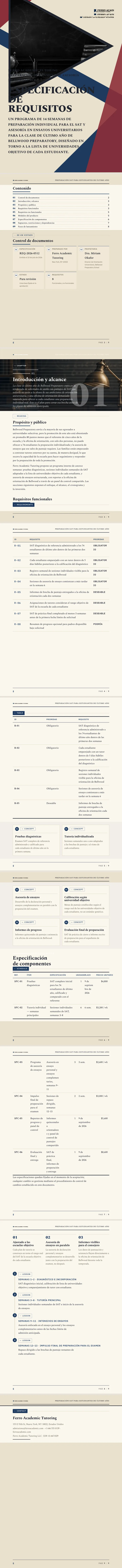 Educativo / Académico — ejemplo completo generado por Waxe