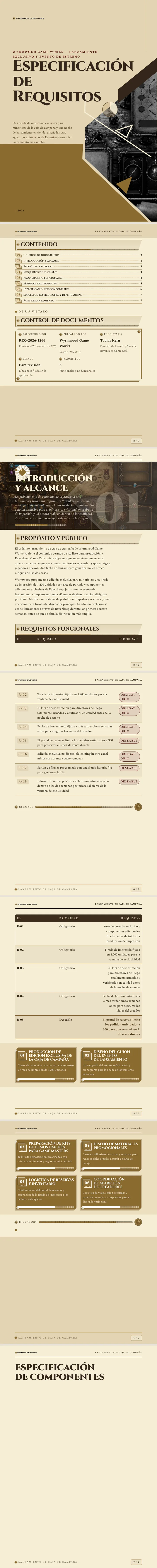 UI de videojuego RPG — ejemplo completo generado por Waxe