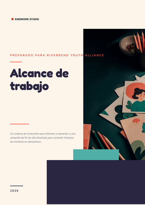 A finished scope of work rendered in a ilustrado look