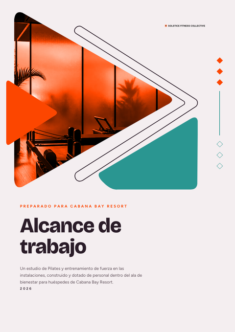 A finished scope of work rendered in a degradado look