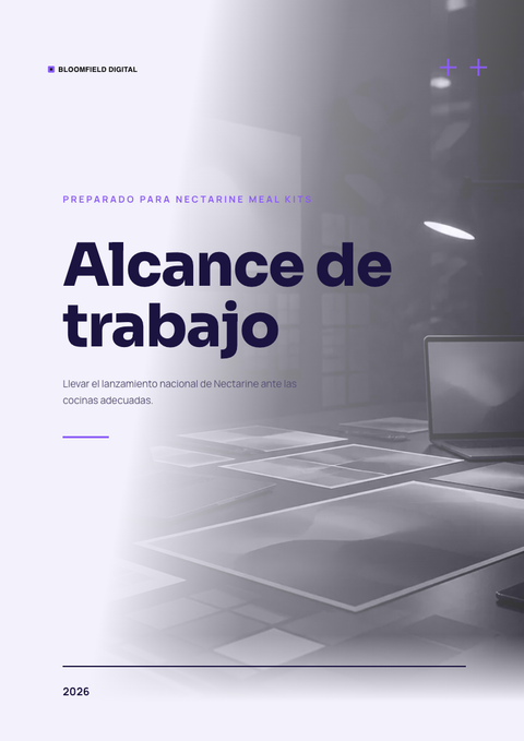 A finished scope of work rendered in a degradado look