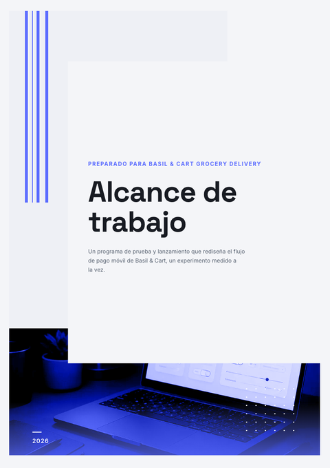 A finished scope of work rendered in a movimiento look