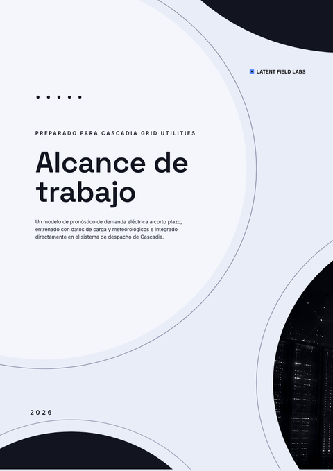 A finished scope of work rendered in a movimiento look