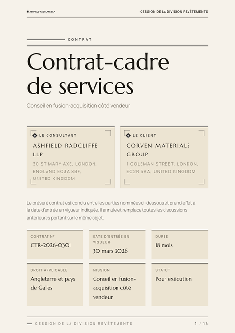 A finished contract rendered in a luxe look