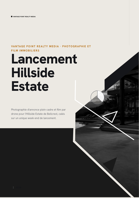 A finished pitch deck rendered in a photo look