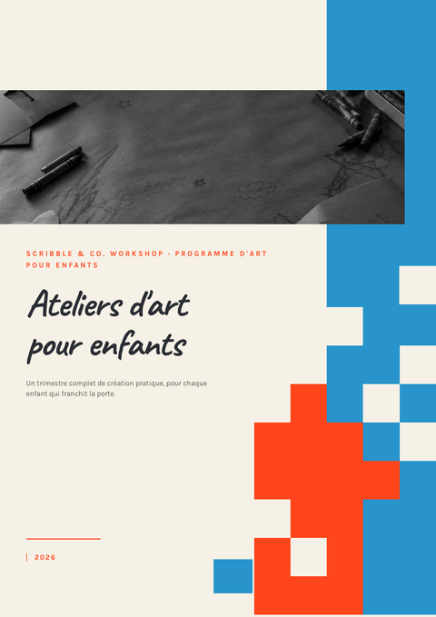 A finished pitch deck rendered in a illustré look