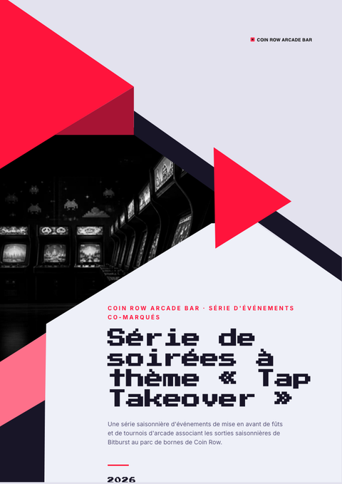 A finished pitch deck rendered in a jeu & pop look