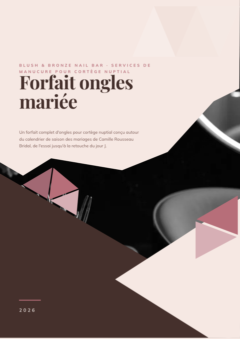 A finished pitch deck rendered in a luxe look
