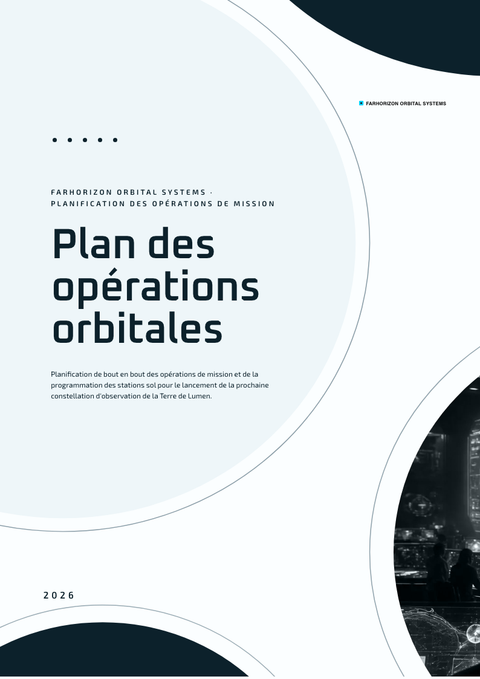 A finished pitch deck rendered in a futuriste look