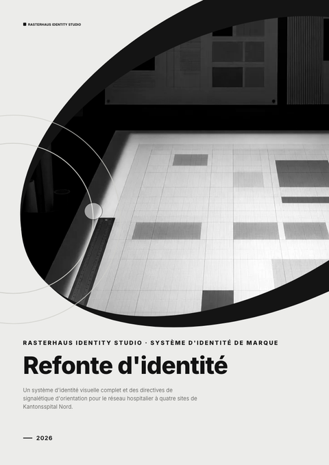 A finished pitch deck rendered in a plat & minimaliste look