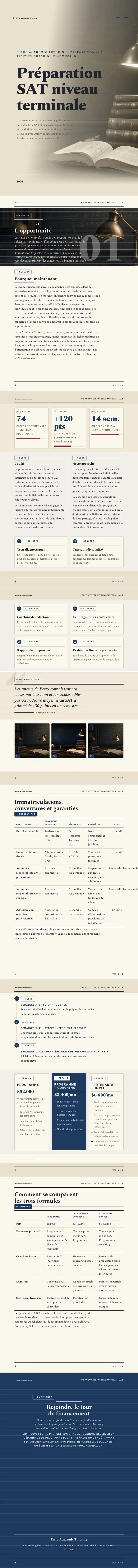 Éducatif / académique — exemple complet généré par Waxe