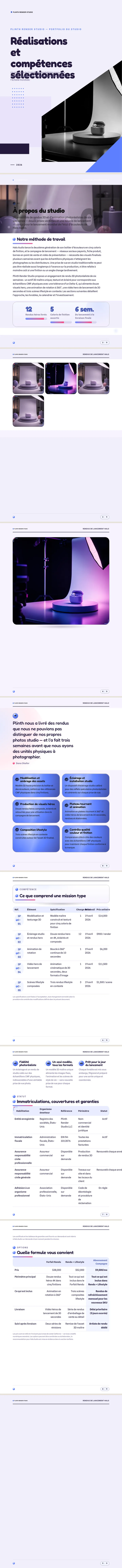 Rendu 3D — exemple complet généré par Waxe