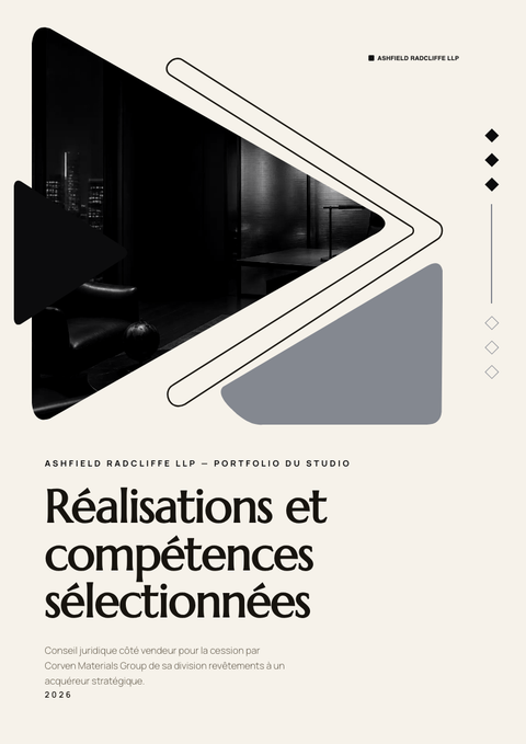 A finished portfolio rendered in a luxe look