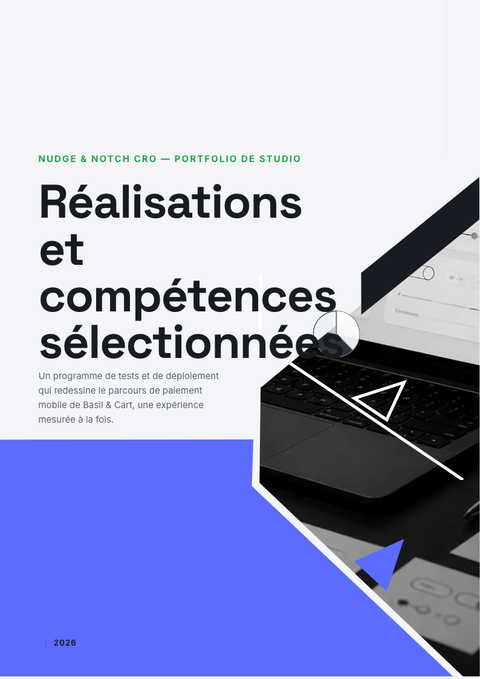 A finished portfolio rendered in a mouvement look
