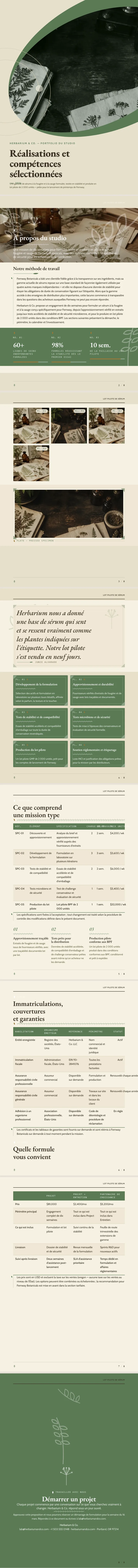 Botanique — exemple complet généré par Waxe