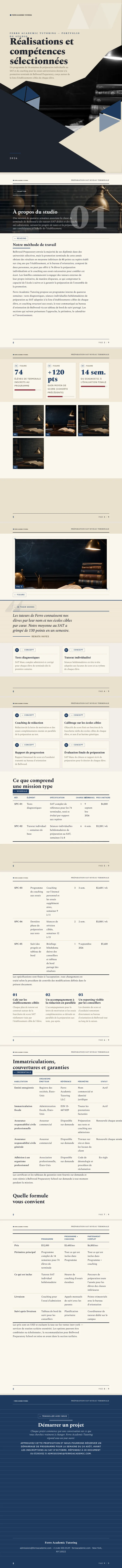 Éducatif / académique — exemple complet généré par Waxe