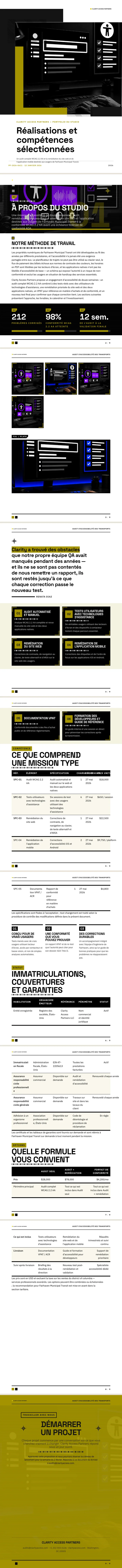 Contraste élevé — exemple complet généré par Waxe