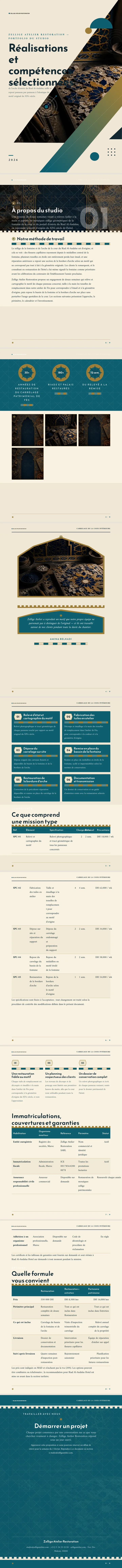 Géométrie islamique — exemple complet généré par Waxe