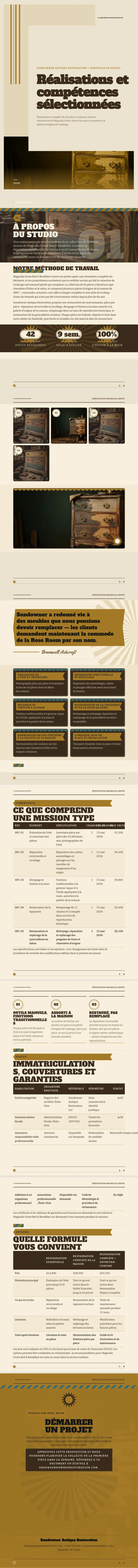 Rétro / Vintage — exemple complet généré par Waxe