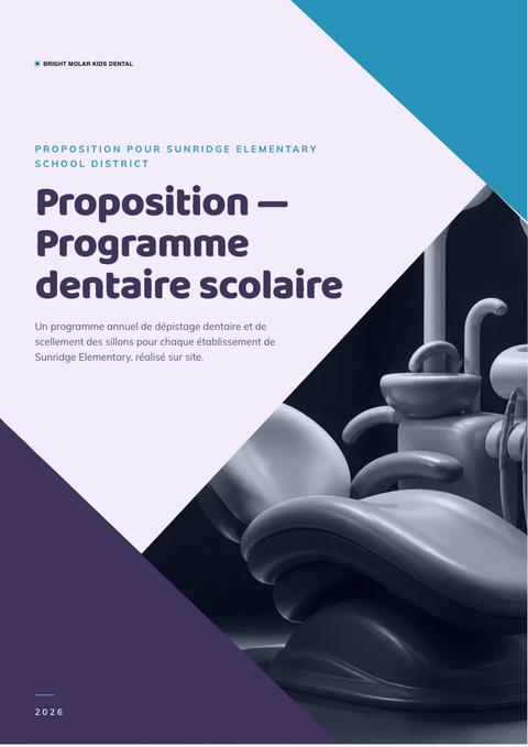 A finished proposal rendered in a morphisme look