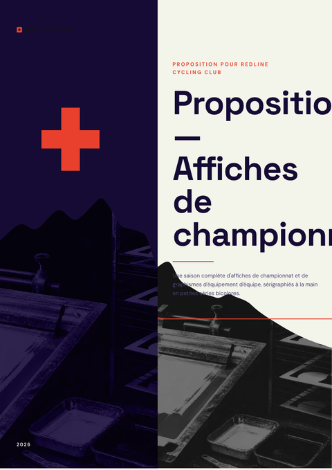 A finished proposal rendered in a couleur look
