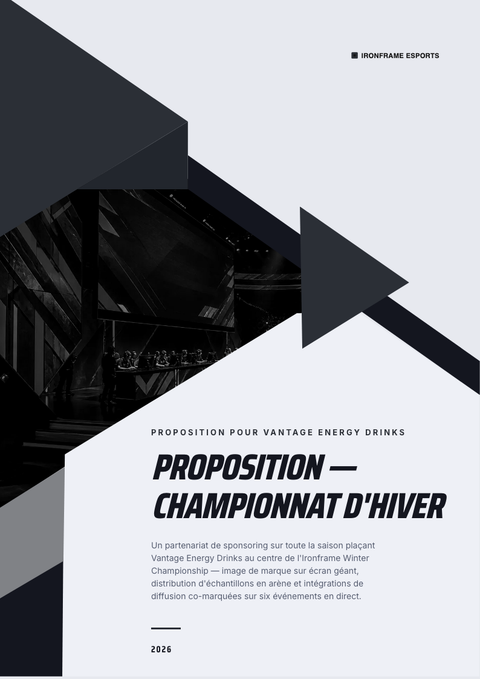 A finished proposal rendered in a jeu & pop look