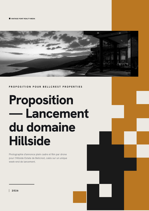 A finished proposal rendered in a photo look
