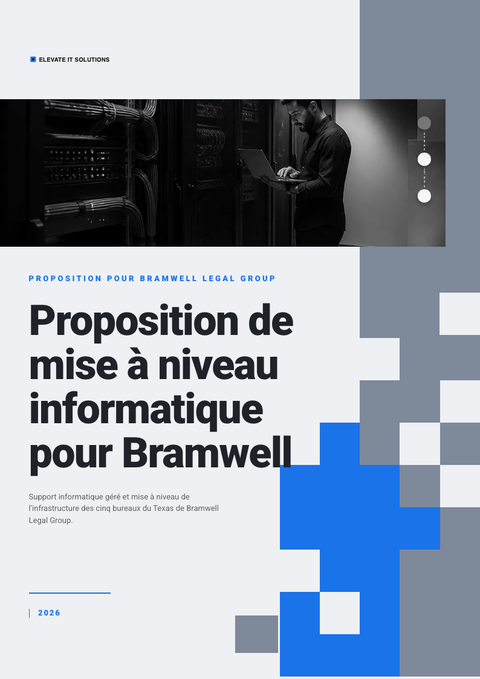 A finished proposal rendered in a plat & minimaliste look
