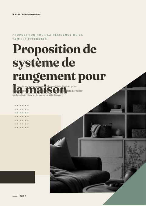 A finished proposal rendered in a culturel look