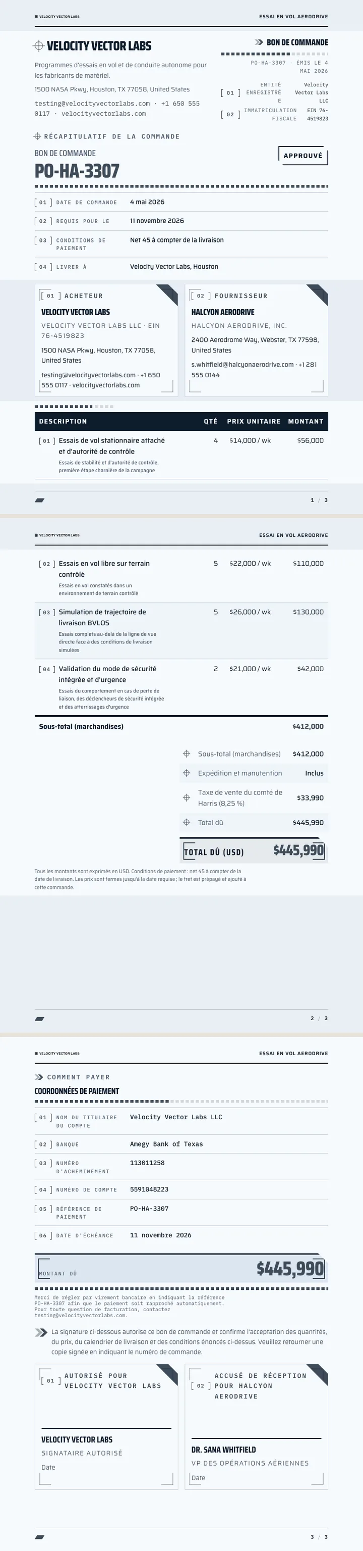 Futurisme — exemple complet généré par Waxe