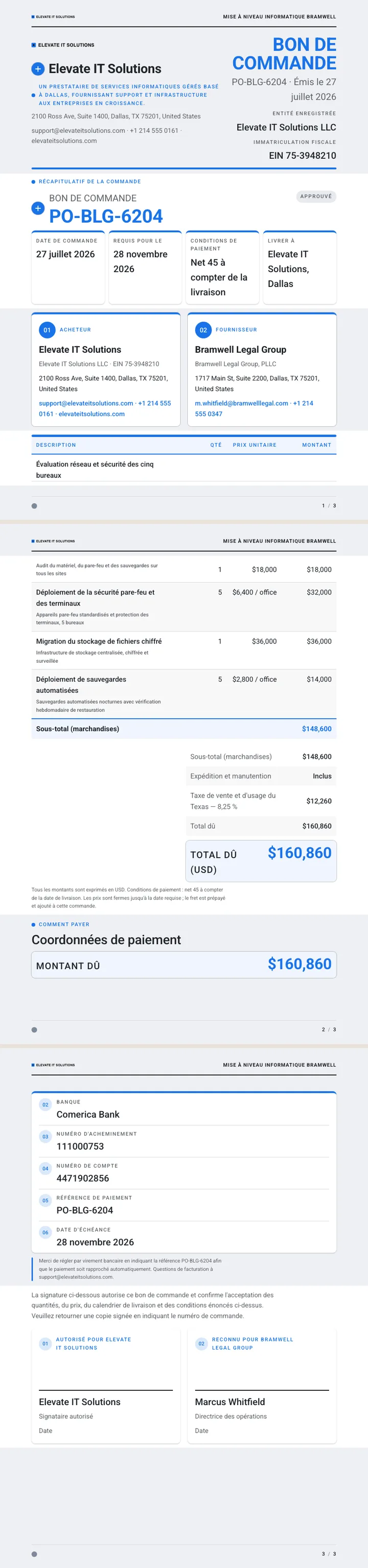 Material Design — exemple complet généré par Waxe