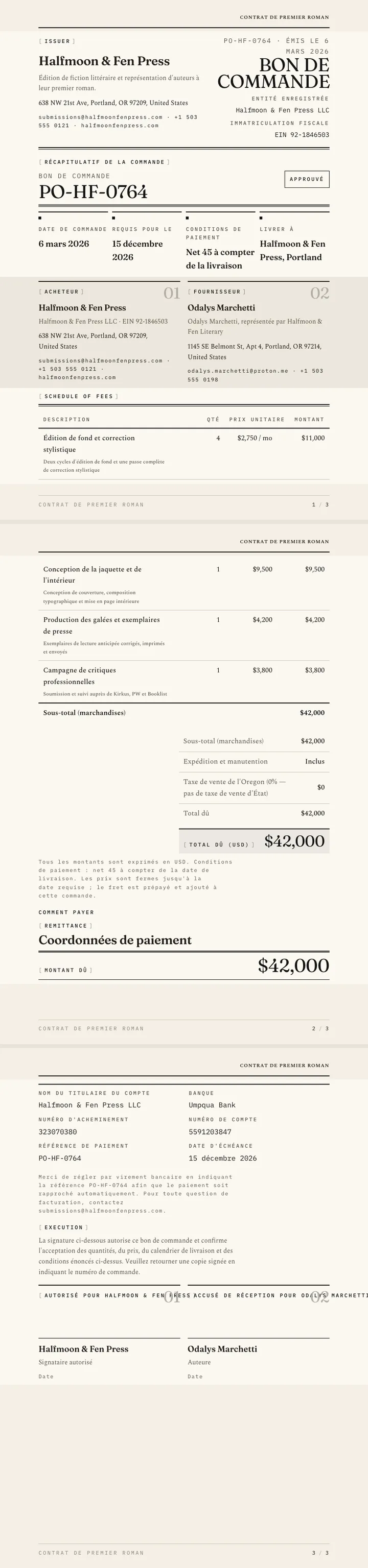 Typographique / Guidé par le texte — exemple complet généré par Waxe