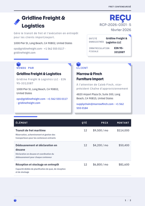 A finished receipt rendered in a 3d look