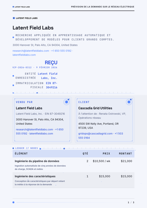 A finished receipt rendered in a mouvement look