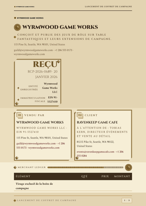 A finished receipt rendered in a jeu & pop look