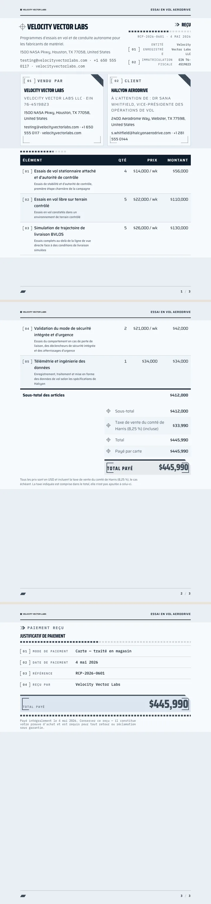 Futurisme — exemple complet généré par Waxe