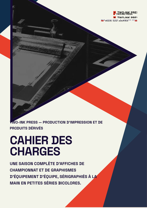 A finished requirements document rendered in a couleur look