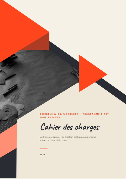 A finished requirements document rendered in a illustré look