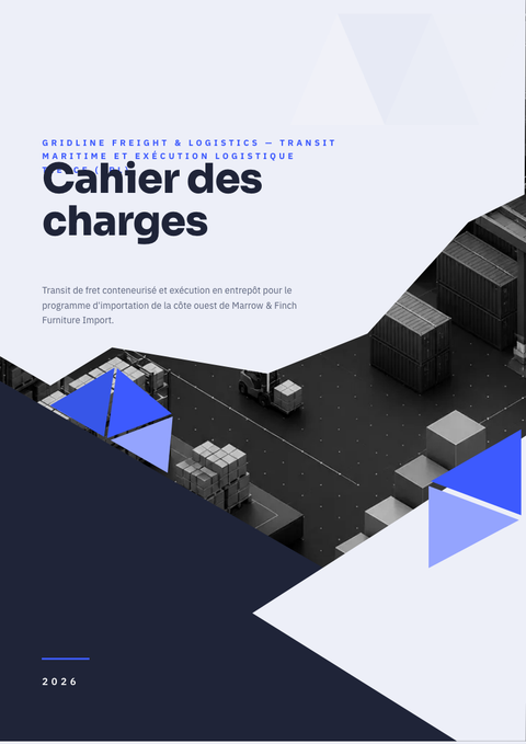 A finished requirements document rendered in a 3d look