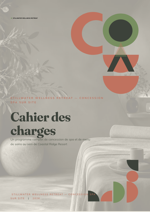 A finished requirements document rendered in a style de vie look