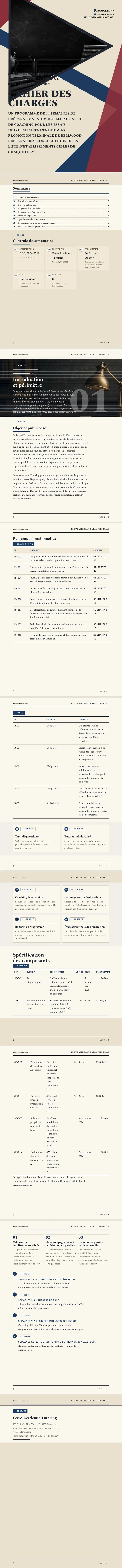Éducatif / académique — exemple complet généré par Waxe