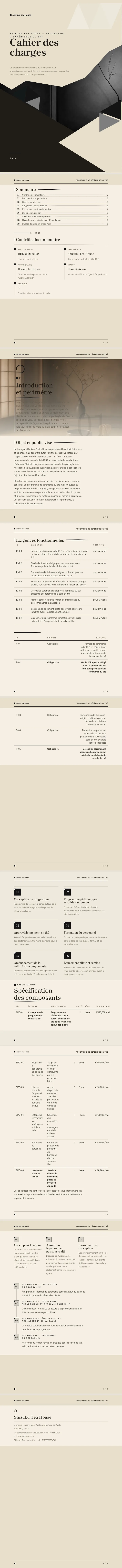 Minimalisme japonais — exemple complet généré par Waxe