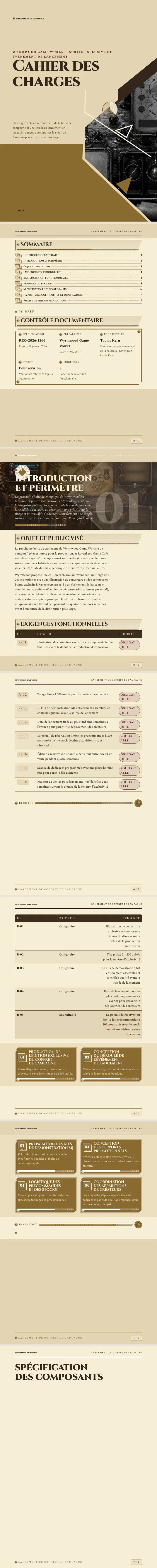 UI de jeu de rôle — exemple complet généré par Waxe