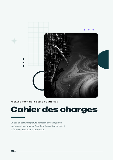 A finished scope of work rendered in a dégradé look