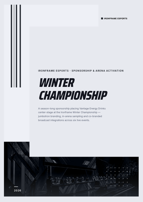 A finished pitch deck rendered in a game & pop look