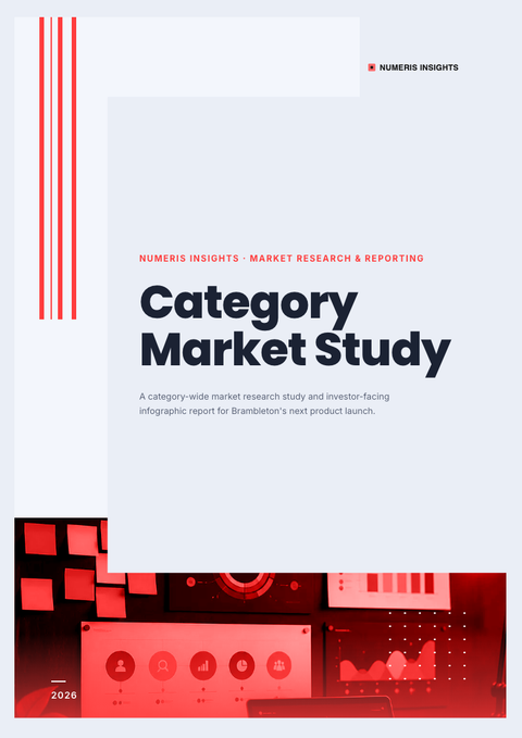 A finished pitch deck rendered in a technical look